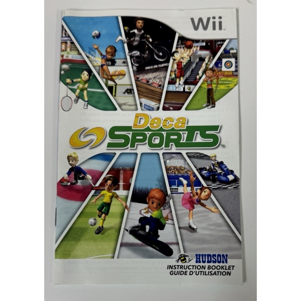 (Manual Only) Deca Sport Nintendo Wii Pristine Authentic‎ Instruction Booklet